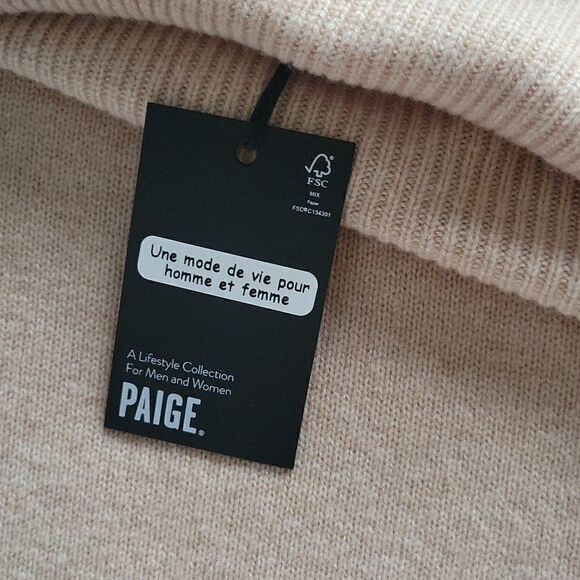 PAIGE Raundi Cold-Shoulder Sweater in Camel - Picture 5 of 10